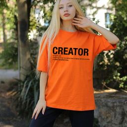 CHKOKKO Round Neck Drop-Shoulder Sleeves Typography Printed Cotton Regular Fit T-shirt-image-29