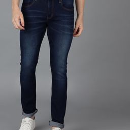 Urbano Fashion Men Skinny Fit Light Fade Stretchable Cotton Jeans-image-95