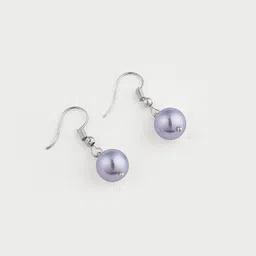 TOTAPARI Set of 2 Silver-Plated Pearls Beaded Circular Drop Earrings image 4