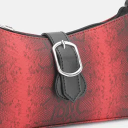 French Connection Animal Printed PU Structured Shoulder Bag image 2
