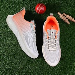 Allen Cooper Men Mesh Memory Foam Non-Marking Running Shoes-35