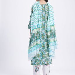 Anouk Ethnic Motifs Print Kurta With Trousers & With Dupatta image 4