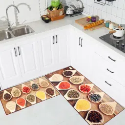 a vintage affair Ten Spices Kitchen Floor Mats (Set of 2)-picture-5