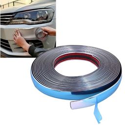 generic Side Beading Roll Window Chrome 05 Meter for All Cars (10mm) image 3