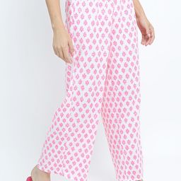 Vishudh Floral Printed Straight Kurta with Palazzos & With Dupatta image 4