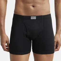 Jockey Men Black Solid Trunk 8008-0105-picture-1