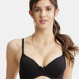 Jockey UnderWired Padded Cotton Medium Coverage Multiway Styling Tshirt Bra-1245-51