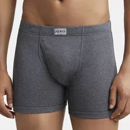 Jockey Men Charcoal Grey Solid Trunks 8008-0105-20