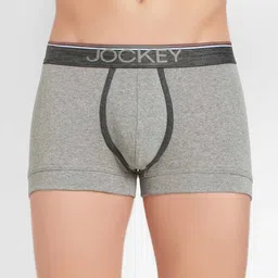 Jockey Men Grey Melange Solid Trunks 8015-0105-picture-20
