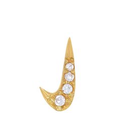 BHIMA BIS Hallmark 22K 916 Gold Gemstone-Studded Nose Pin-image-51