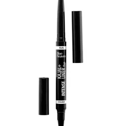 Blue Heaven Black Water Proof Matte Intense Duo Kajal & Eyeliner - 0.55ml-picture-1