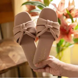 Coral Haze Nude Gigi Flats for Women-picture-29