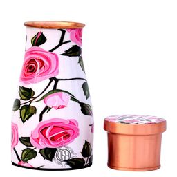 DSH Crafting Your Curiosity White & Pink Printed Water Bottle 1L-image-74