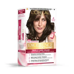 LOreal Paris Excellence Creme Triple Care Hair Color - Natural Brown 04 (72ml + 100g)-41