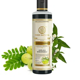 Khadi Natural SLS & Paraben Free Amla & Bhringraj Anti- Dandruff Hair Cleanser  - 210ml-27