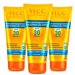 VLCC Set of 3 Matte Look SPF 30 SunScreen Gel Creme - 50g each-24