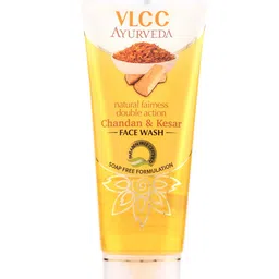 VLCC Ayurveda Natural Fairness Double Action Chandan & Kesar Face Wash - 100ml-41