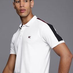 HRX by Hrithik Roshan Men Striped Polo Collar Tennis T-shirt-picture-39