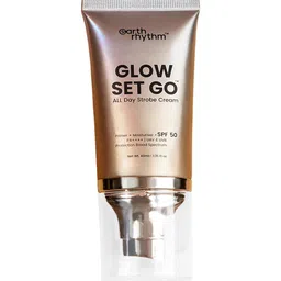 Earth Rhythm Glow Set Go All Day Strobe Cream, Primer, Moisturiser SPF 50 - Golden Glow-18