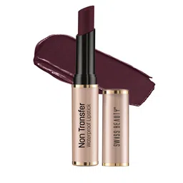 SWISS BEAUTY Non Transfer Waterproof Matte Lipstick - Mulberry 424-14