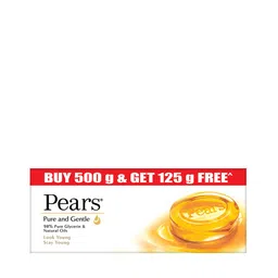Pears Unisex Set of 4 Pure & Gentle Bathing Bars with 1 Free Bathing Bar-13