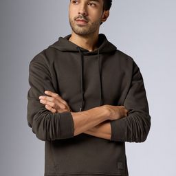 XYXX Men Oversized Solid Brown IntelliSmooth Pulse Hoodies-image-25
