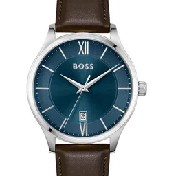 BOSS Men Elite Leather Straps Analogue Watch 1513955-picture-21