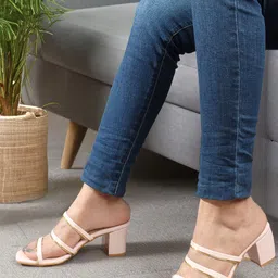 DressBerry Women Party Block Heels Sandals-29