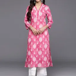 Varanga Women Ethnic Motifs Printed Cotton Kurta-picture-12