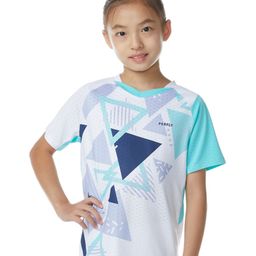 PERFLY By Decathlon Kids White & Blue Printed T-shirt-image-11