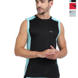 FTX Pack Of 4 Colourblocked Round Neck Gym Vests 709-1_709-3_709-4_709-9-S-picture-34