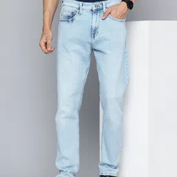 Flying Machine Men Slash Slim Tapered Fit Light Fade Jeans-image-18