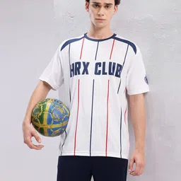 HRX by Hrithik Roshan Typography Print Drop-Sleeves Relaxed Fit Football T-shirt-picture-24