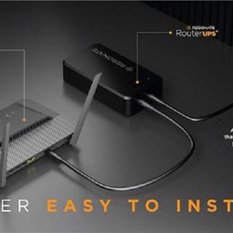 Resonate 9V1A Mini UPS (4000mAh) | Intelligent Charging | Up to 6 Hours Backup | Replaceable Batteries image 2