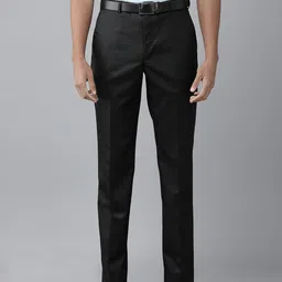 Park Avenue Men Solid Smart Slim Fit Formal Trousers-image-85