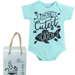 Little Angels Infants Printed Bodysuit with Gift Box-picture-7