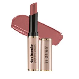 SWISS BEAUTY Non Transfer Water Proof Lipstick- Bare 415-46