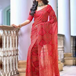 Anouk Bandhani Printed Art Silk Saree-image-64