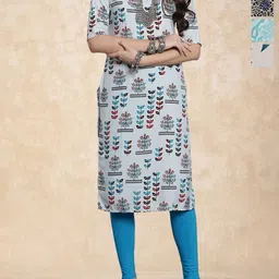 Anouk Rustic Women Pack of 4 Ethnic Motifs Printed Straight Kurta-image-78