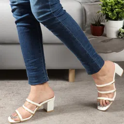 DressBerry Women Party Block Sandals-19