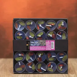 Soulflower Pack of 25 Lavender Small T Light Candles-5