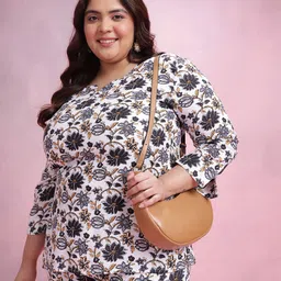 Dressberry Curve Plus Size Printed Co-Ords-image-79