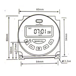 Microcomputer DC 24 V LCD Digital Display image 2