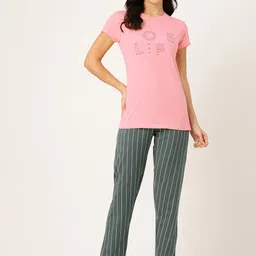 ETC Typography Printed Night Suit-image-26