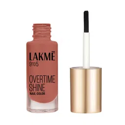 Lakme 9 to 5 Primer + Gloss Nail Colour - Brown Latte - 6ml-32
