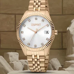 ESPRIT Women Embellished Dial Stainless Steel Straps Analogue Watch ES1L379M0035-picture-28