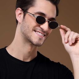 Voyage Unisex Oval Sunglasses with UV Protected Lens-B80580MG5183-51