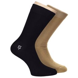 FOOTPRINTS Men Pack of 2 Calf Length Organic Cotton & Bamboo Socks-picture-32