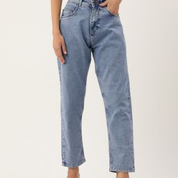 PARIS HAMILTON High-Rise Heavy Fade Acid Wash Stretchable Jeans-28