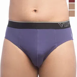 FRENCHIE Men Pack Of 4 Assorted Mid-Rise Pure Cotton Briefs REGAL_1000_PO4_S-picture-26